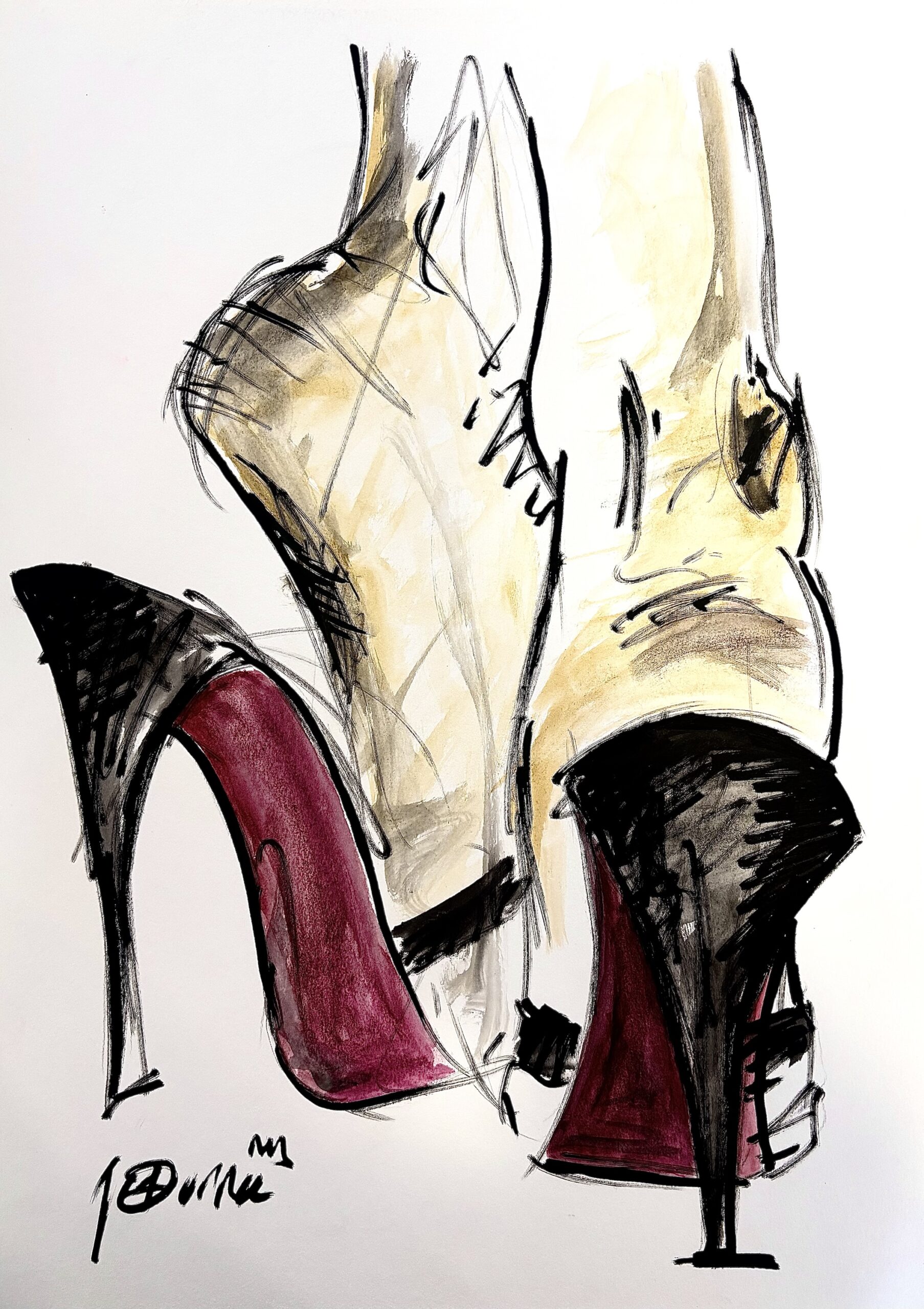 Courbes et talons - Editions Journou