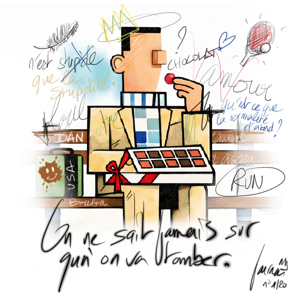 La boite de chocolats - Editions Journou